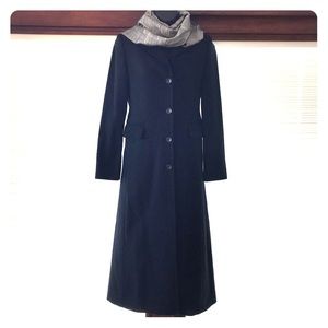 Sisley Long Calf Length Wool Coat made in 🇮🇹